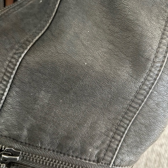 Vegan Leather Fringe Jacket - Picture 6 of 7